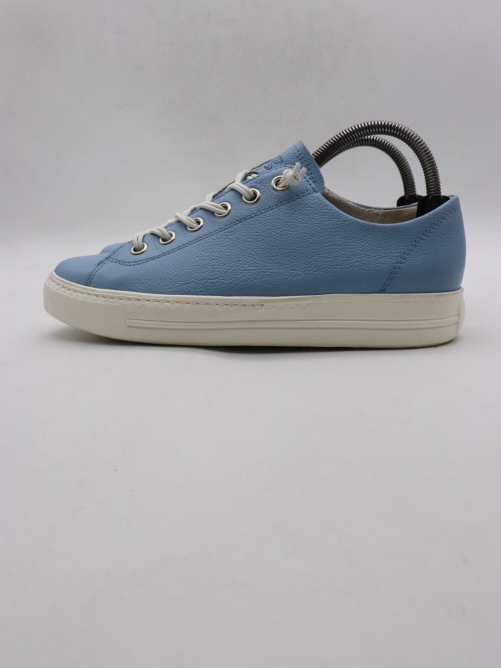 Paul Green Hadley Women’s Size UK 6.5 US 9 Platform Sneakers Sky Blue Leather - Picture 4 of 9